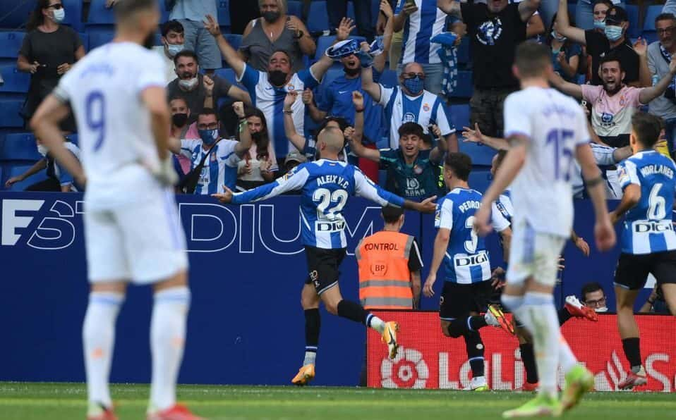 ESPANYOL BAJÓ AL REAL MADRID EN LA LIGA ESPAÑOLA