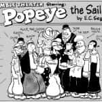 96 AÑOS DE LA PRIMERA HISTORIETA DE POPEYE, EL MARINO