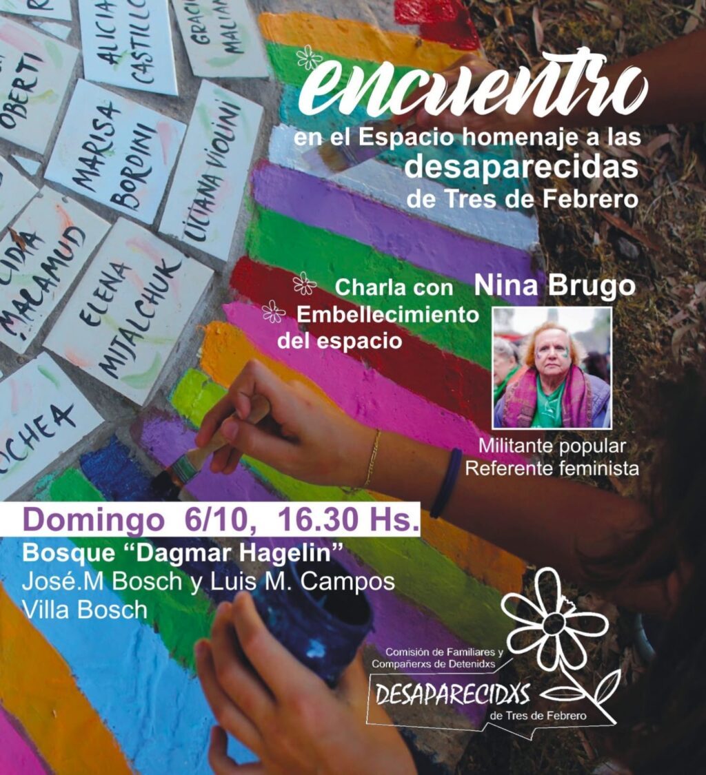Foto Prensa Familiares Detenidos y Desaparecidos de Tres de Febrero
