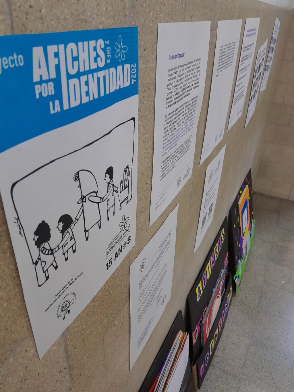 Foto Prensa Familiares dtenidos y desaparecidos de Tres de Febrero