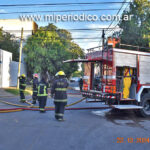 TRES DE FEBRERO: INCENDIO EN UNA HAMBURGUESERÍA DE MARTÍN CORONADO