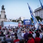 LA CTA AUTÓNOMA PARTICIPÓ DE UN ACTO FRENTE AL CONGRESO IMPULSANDO EL JUICIO POLÍTICO A MILEI