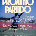URQUIZA VISITARÁ A MUÑIZ EL DOMINGO A LAS 15:30 EN UNA NUEVA FECHA DE LA PRIMERA C