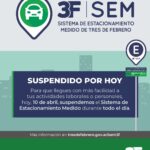 VALENZUELA LIBERÓ ESTACIONAMIENTO MEDIDO Y CRITICÓ EL PARO GENERAL