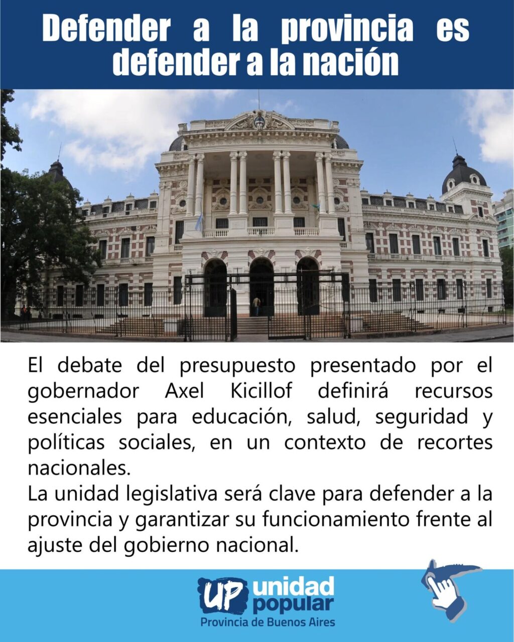 Foto Prensa Unidad Popular